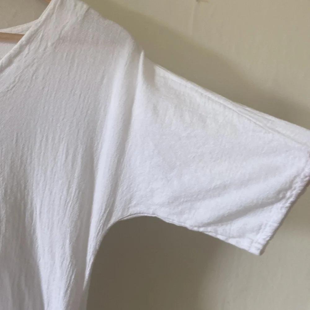 Coastal grandma white cotton dress - Picture 3 of 5